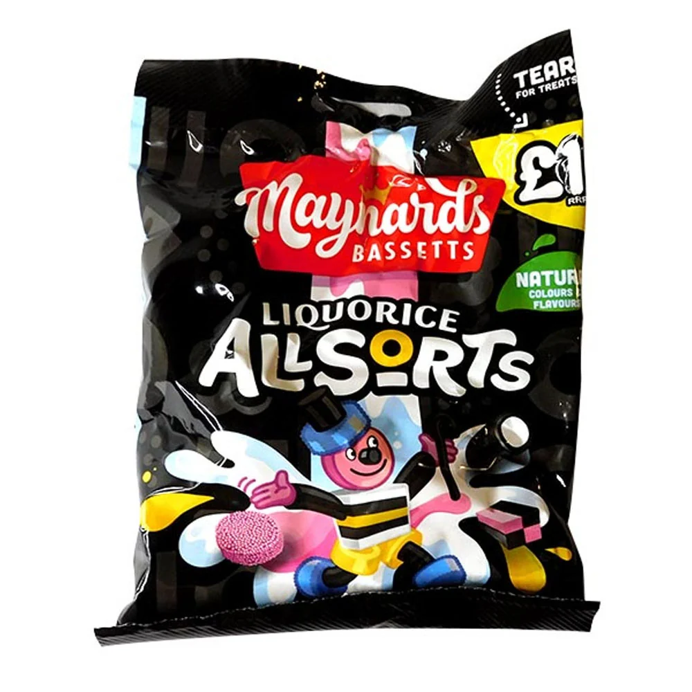 Maynards Bassetts lakrids Allsorts 165G