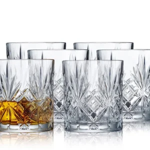 Melodia whiskeyglas, lowball, 6 stk