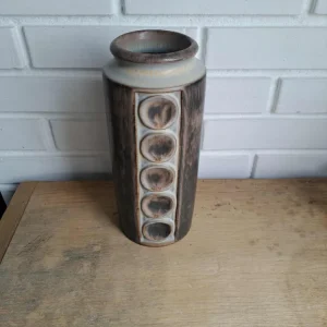 Michael Andersen. Cylindrisk vase 24,5 cm. #6184