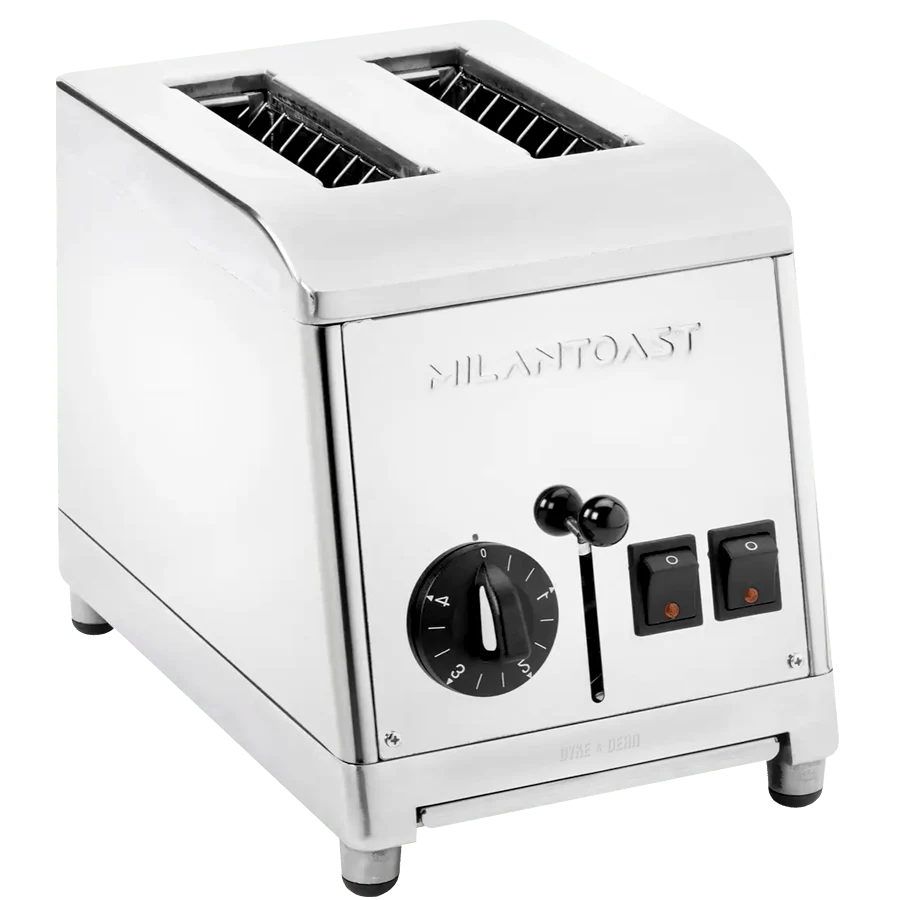 MILAN 2 SLOT TOASTER KROM