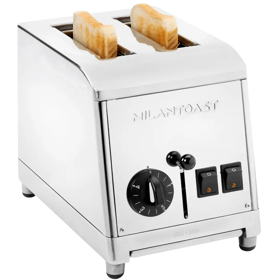 MILAN 2 SLOT TOASTER KROM