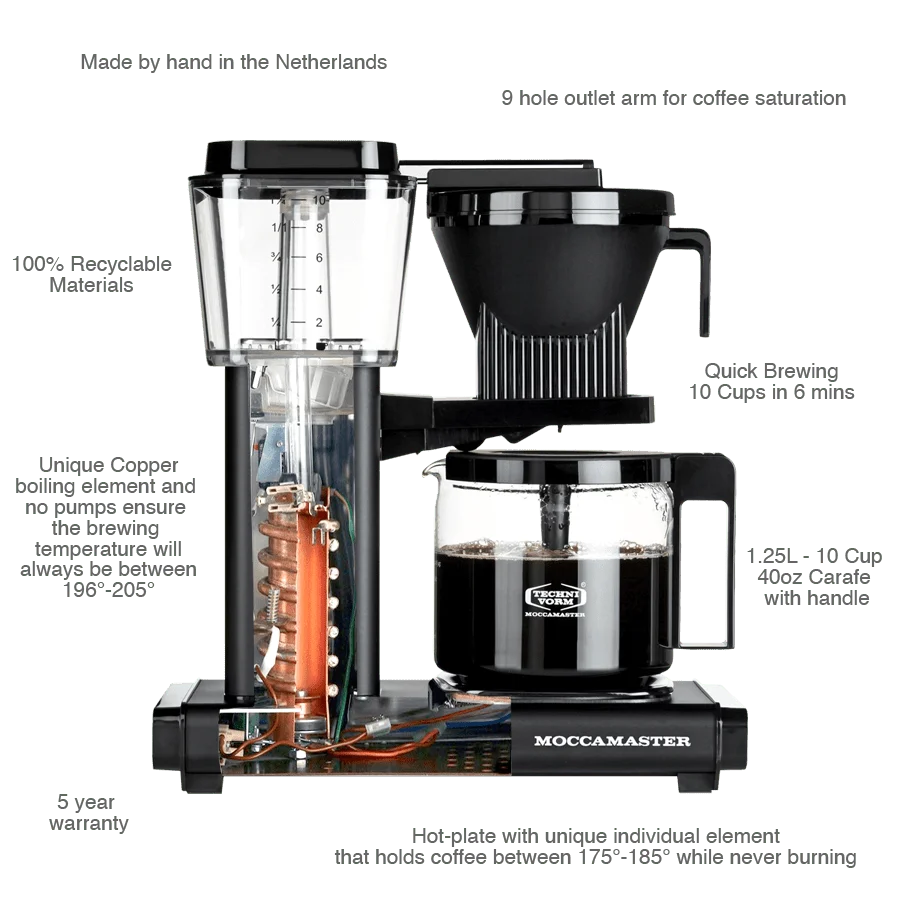 MOCCAMASTER KAFFEBRYGER OFF-WHITE