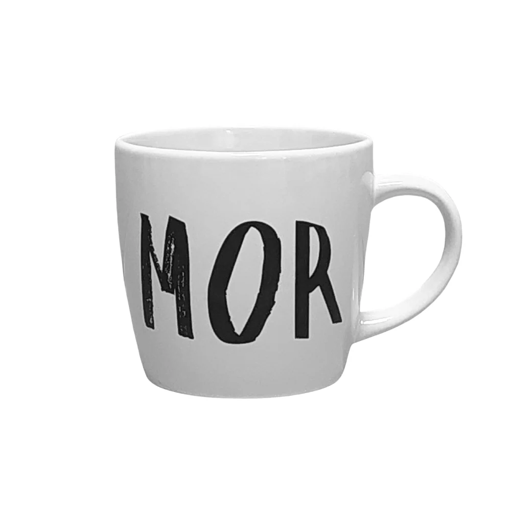 Mor krus - hvid