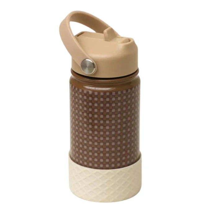 Mrs Ertha Termoflaske til børn 350 ml Vintage Squares