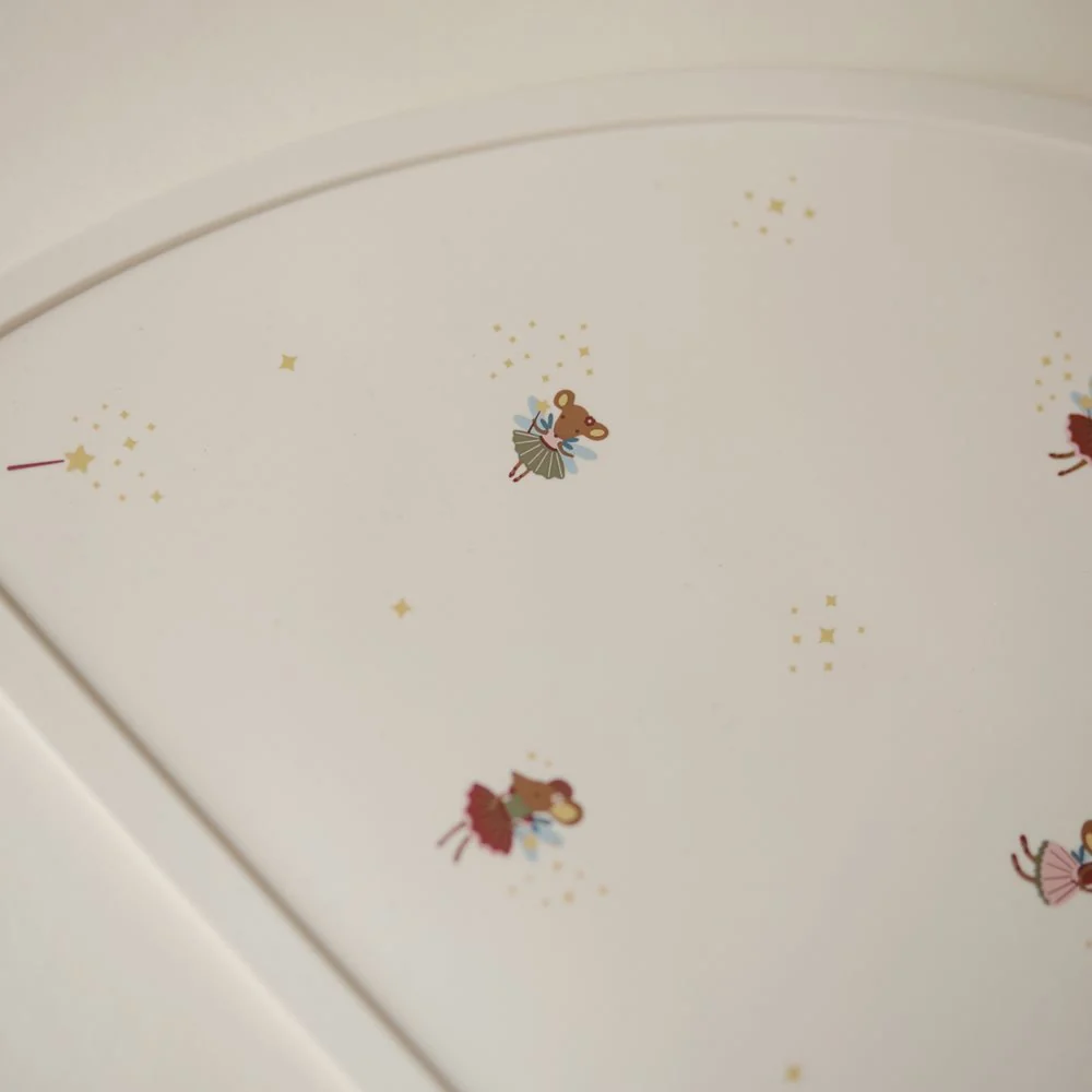 Mushie bordskåner i silikone Fairy Mice
