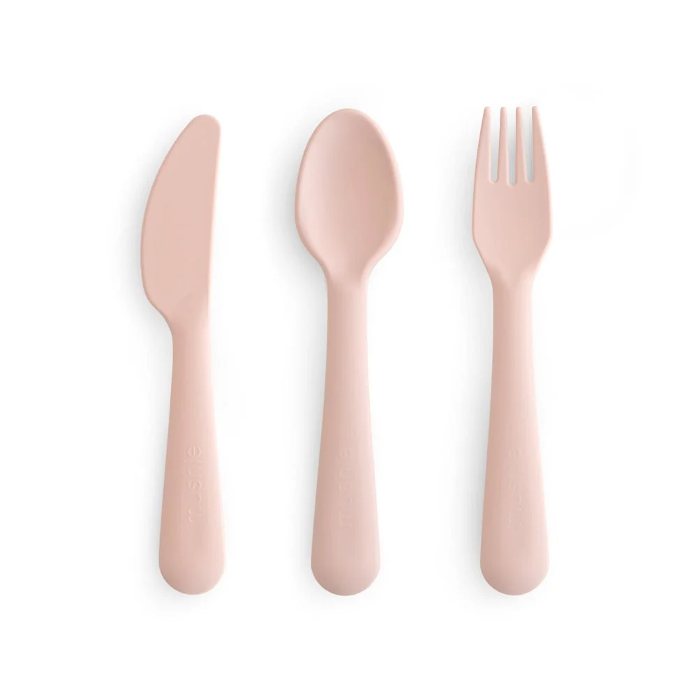 Mushie Børnebestik 3 stk. Blush