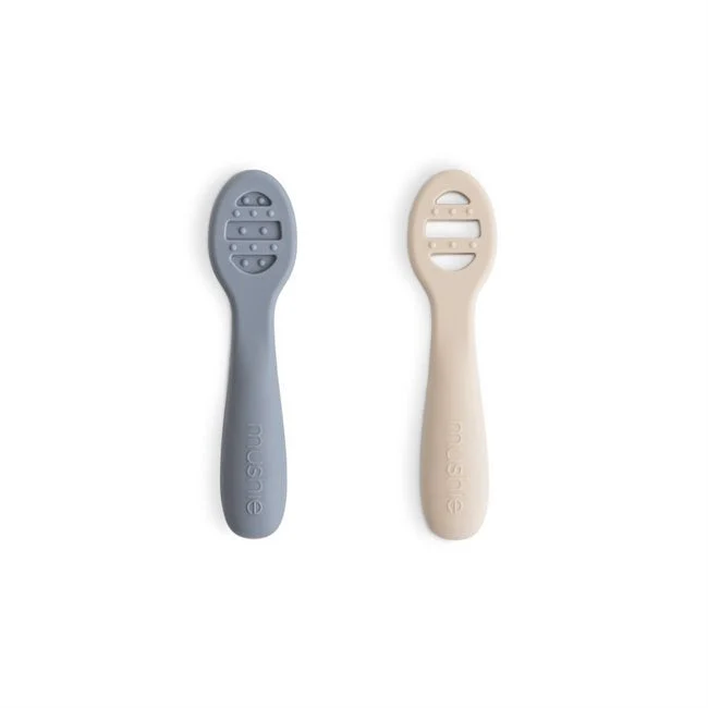 Mushie Første babyskeer 2-pak Tradewinds/Shifting Sand