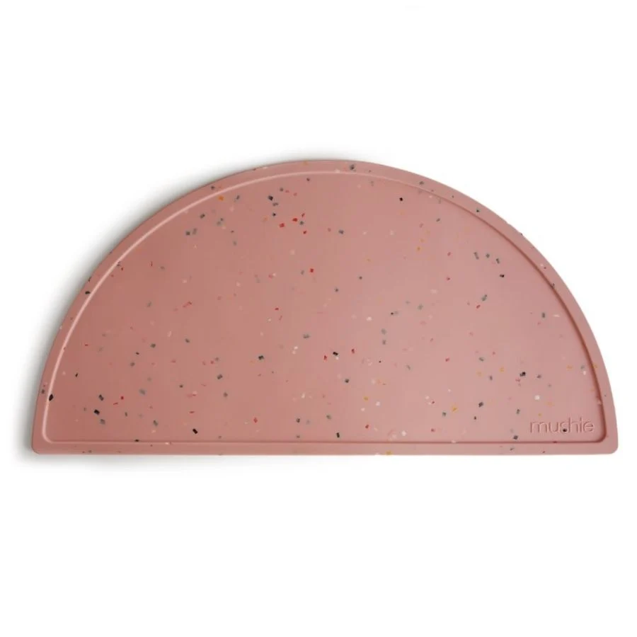 Mushie Silikone bordmåtte Pink Confetti