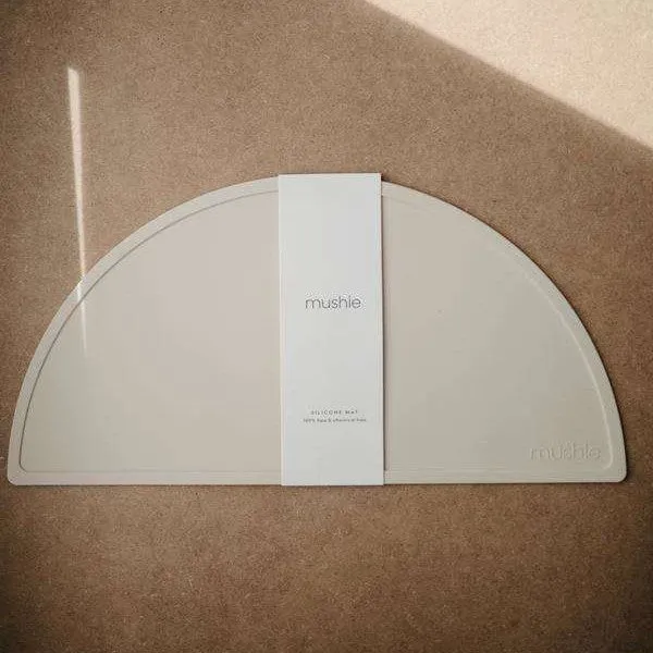 Mushie Silikone bordunderlag Blush