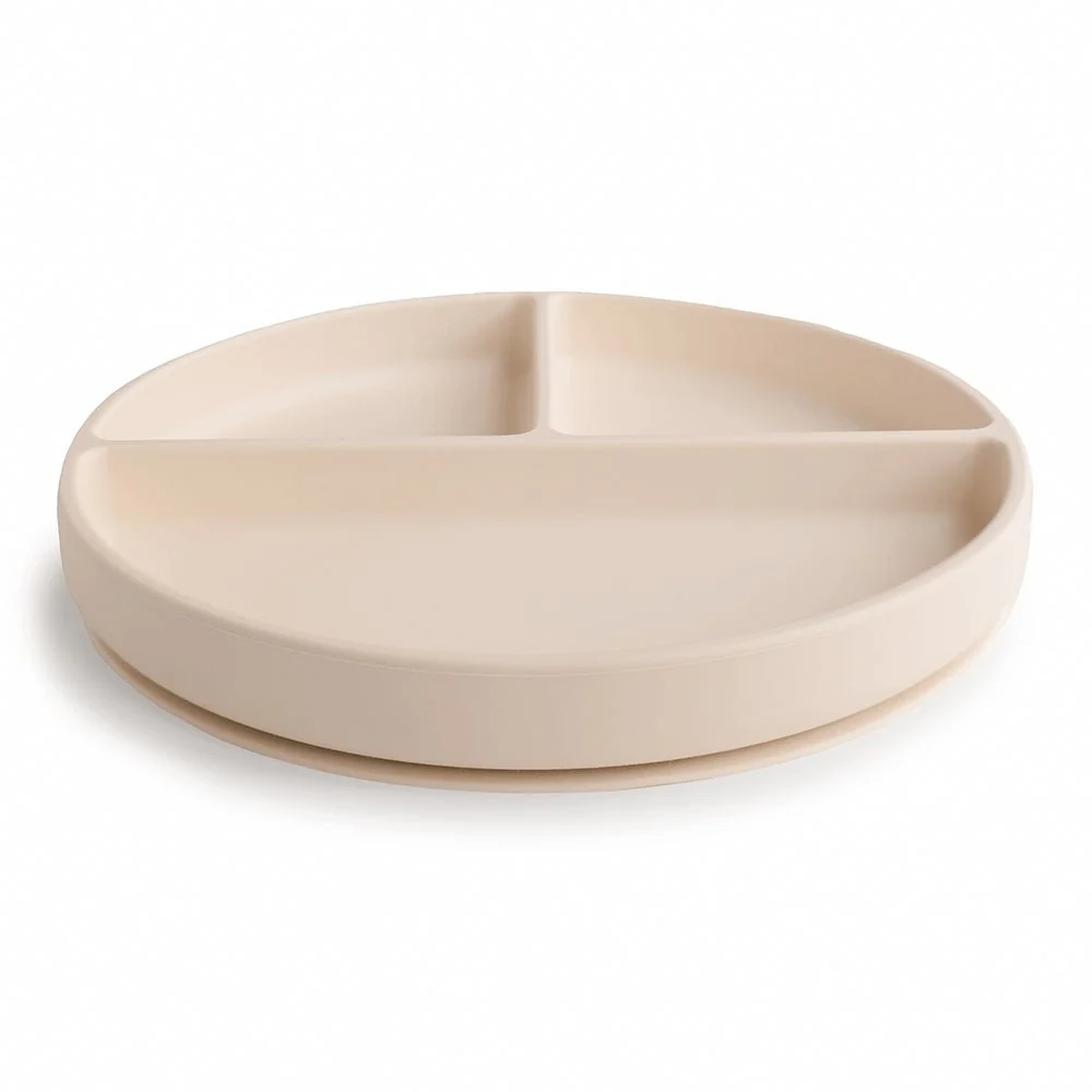 Mushie Silikoneplade med sugekop Shifting Sand