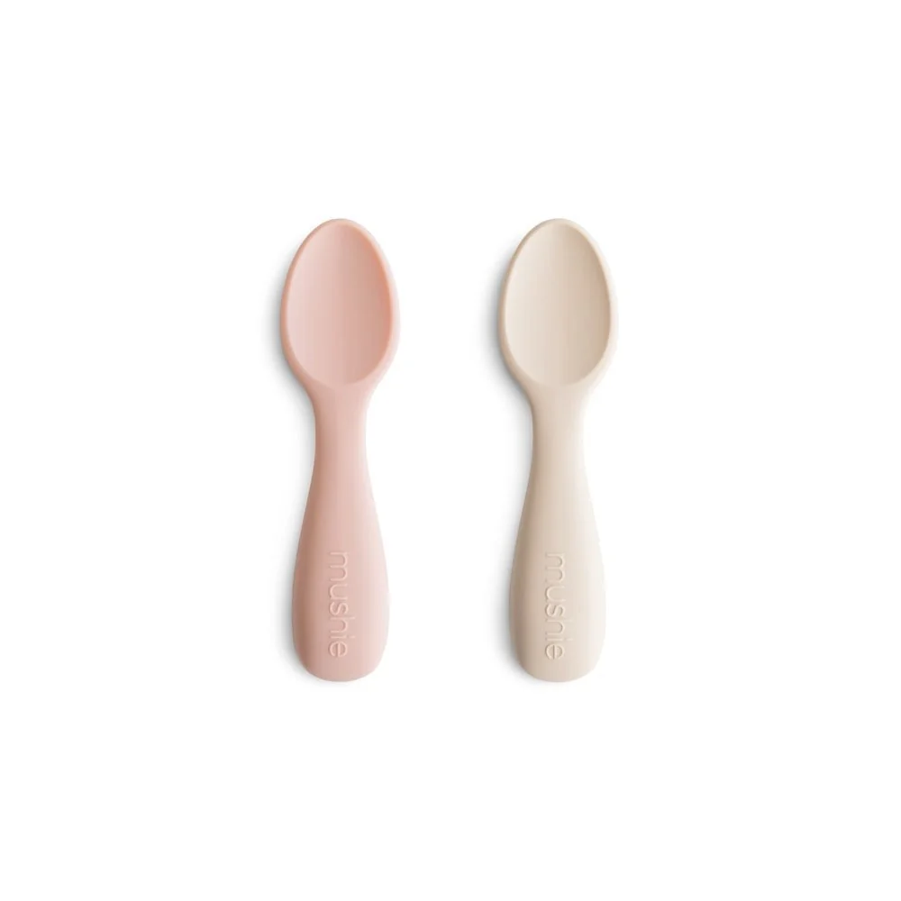 Mushie Starter Baby-teske 2-pak Blush/Shifting Sand