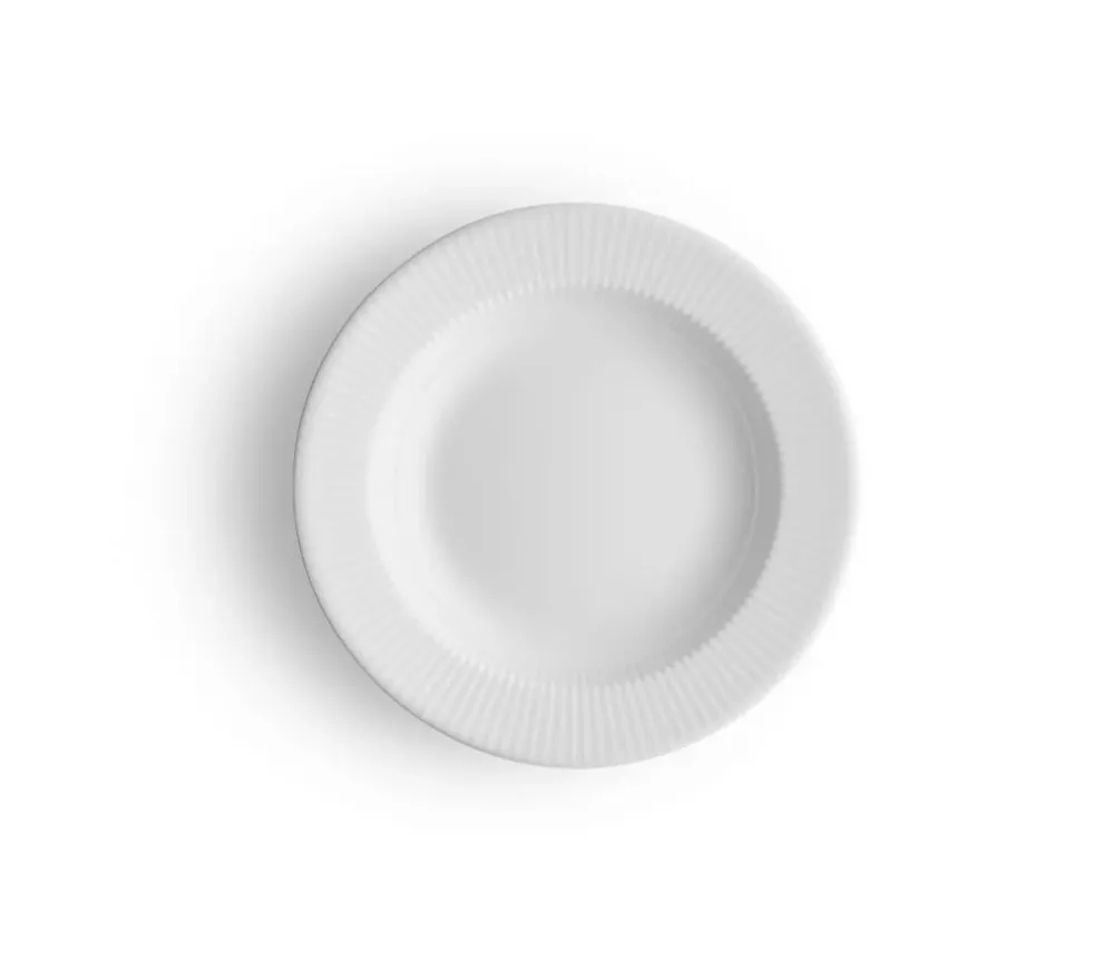 Nova dyb tallerken - 22 cm - hvid