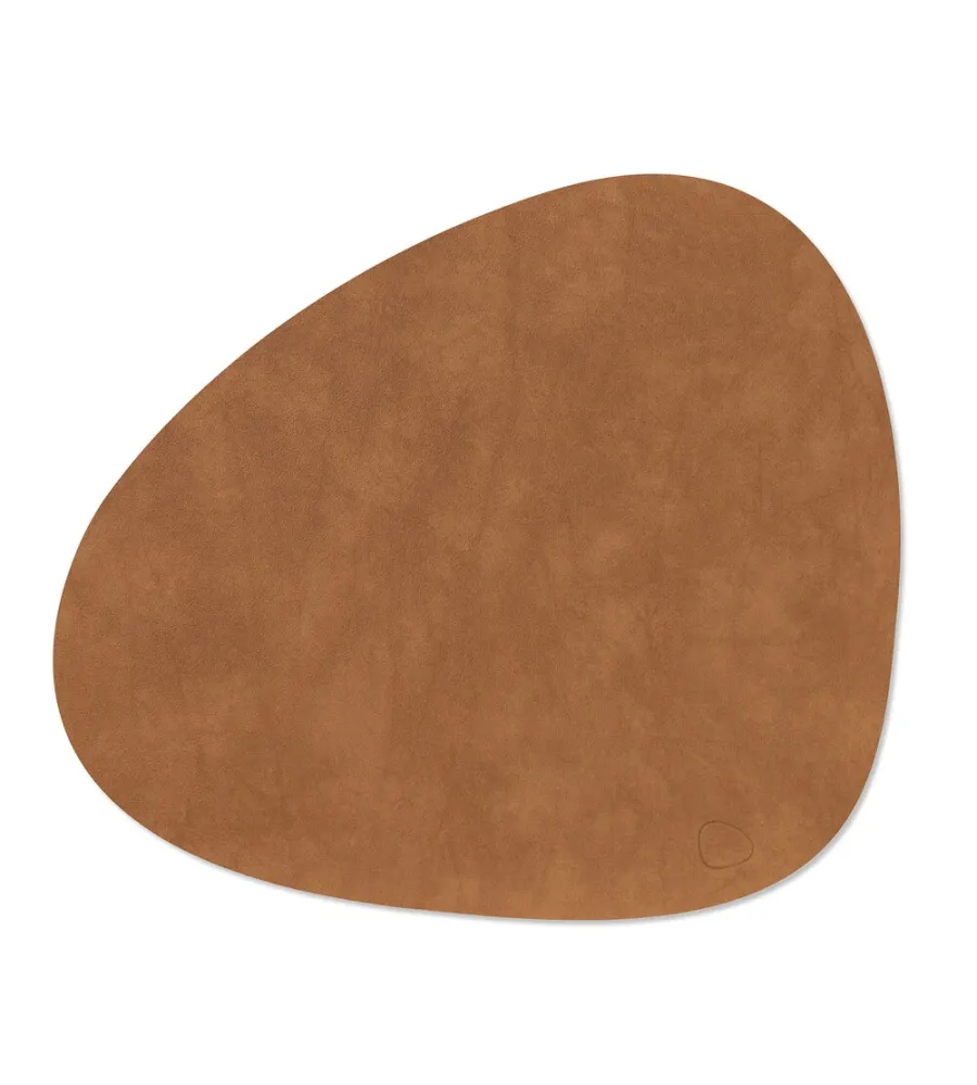 Nupo dækkeserviet curve, natur - 37 x 44 cm.