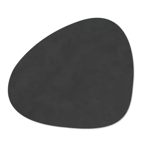 Nupo dækkeserviet curve, sort - 37 x 44 cm.