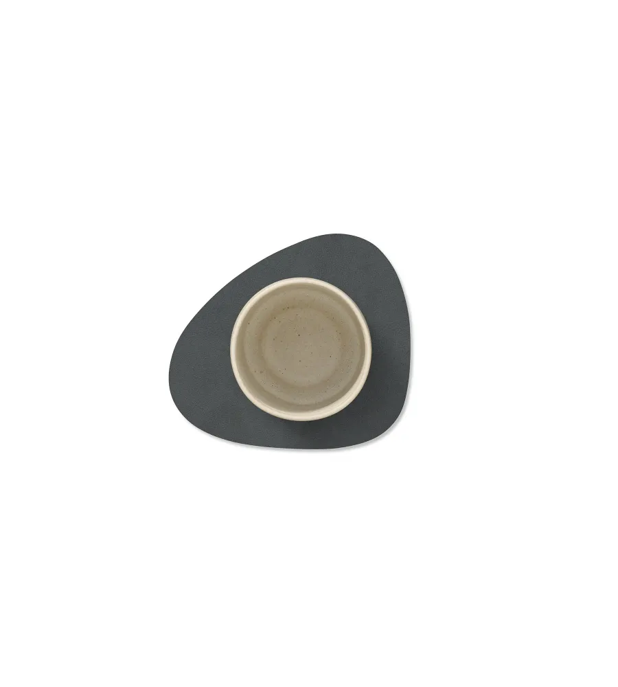 Nupo glasbrik curve, anthracite - 11 x 13 cm.