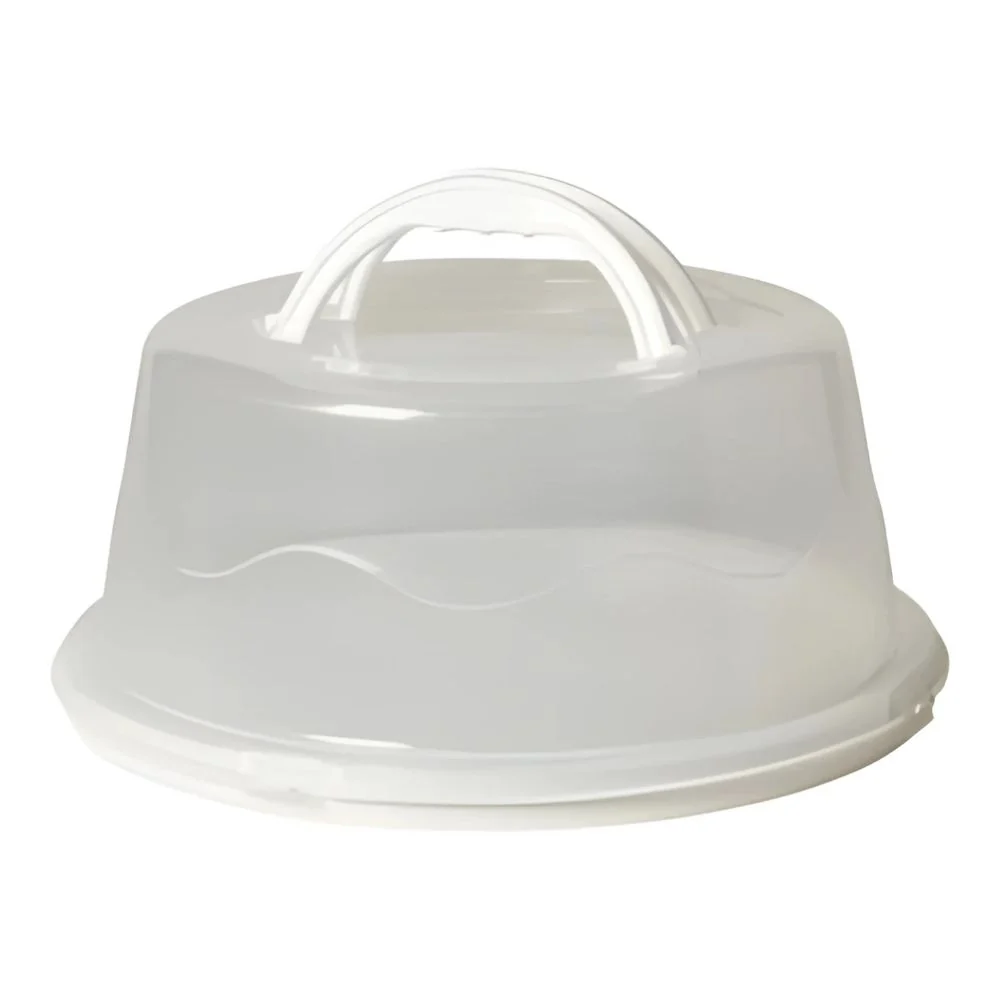 Opbevaringsboks i hvid plast
