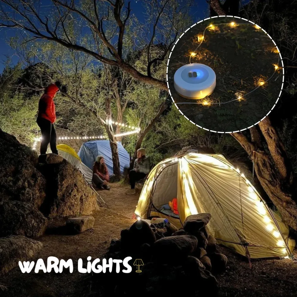 Outdoor LED String Light | Waterproof Rechargeable Camping Lantern