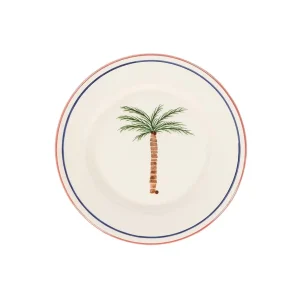 Palm Tree frokosttallerken - rød