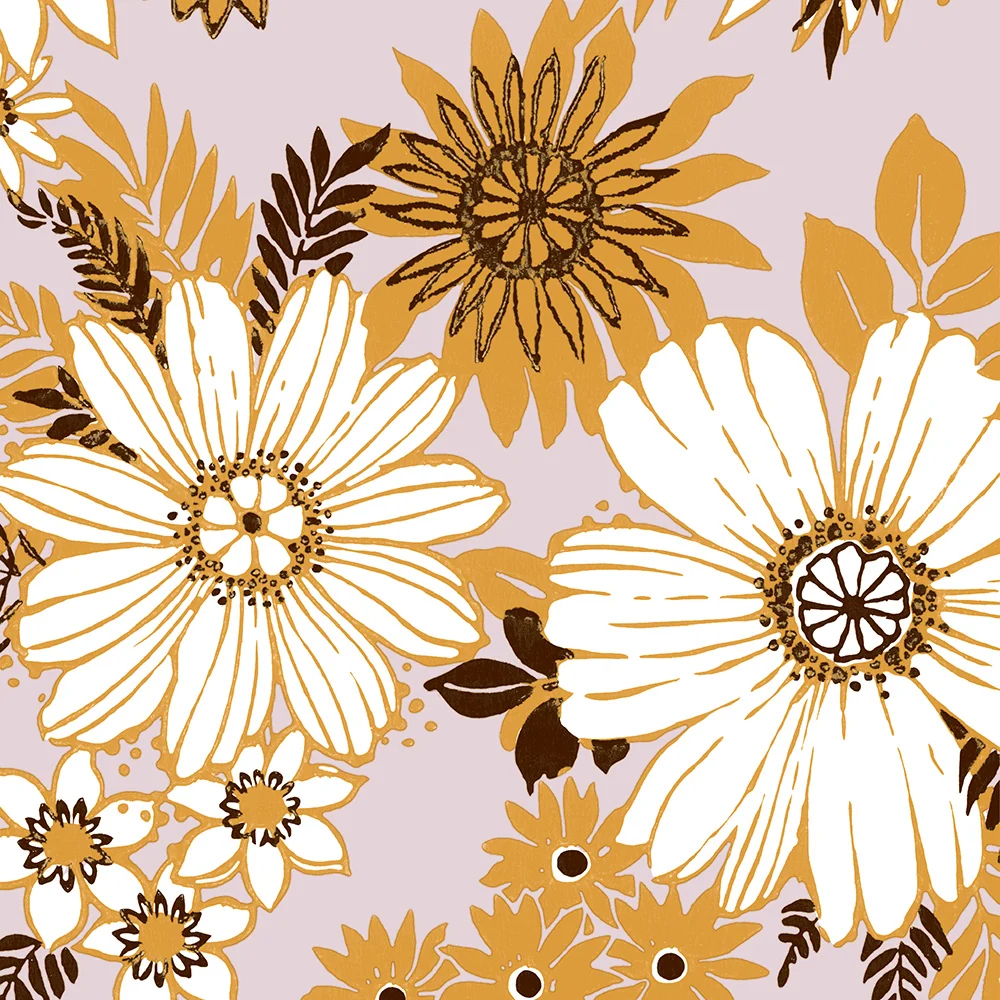 Paper+Design Luncheon Servietter (Retro Florals)