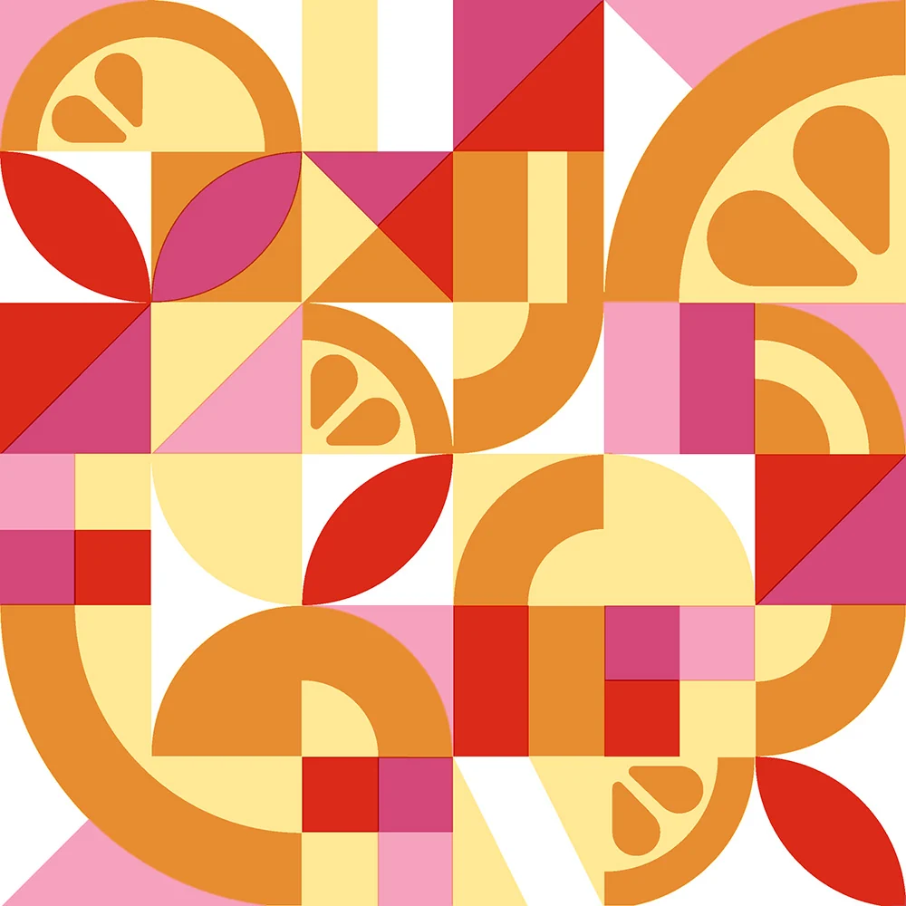 Papir+Design Luncheon Servietter (Citrus Era Orange)