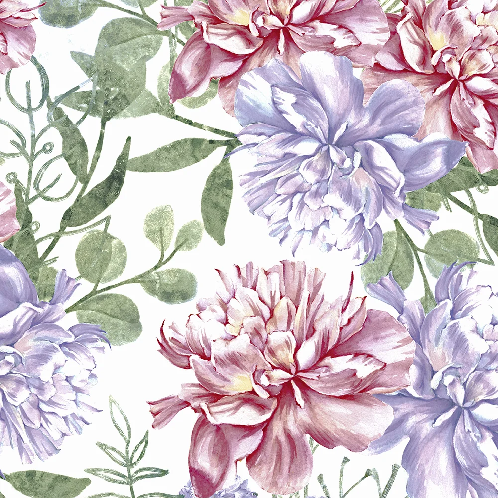 Papir+Design Luncheon Servietter (pastelblomster)