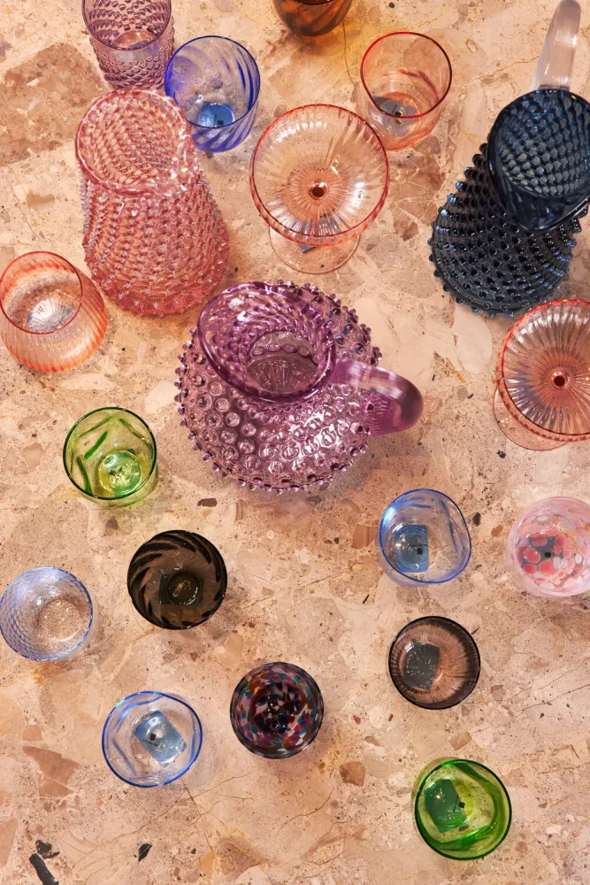 Paris glas - rosa