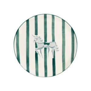 Pegasus Striped kageopsats, grøn - Ø29 cm.