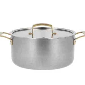 Pillivuyt Gourmet Durance Gryde med låg 5 liter 24 cm Rustfrit stål