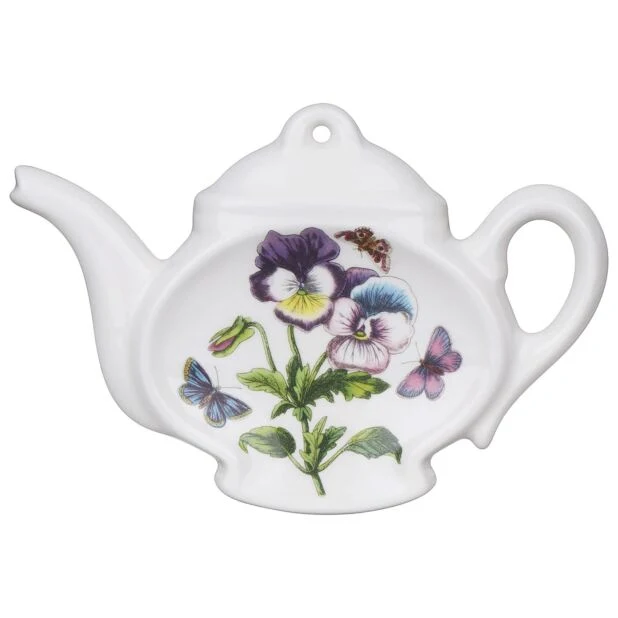 Porcelæn Teposeholder Pansy