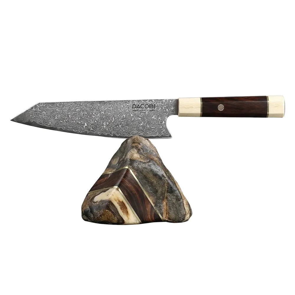 Professionel Kiritsuke kniv C13, Damaskus stål 67 lag