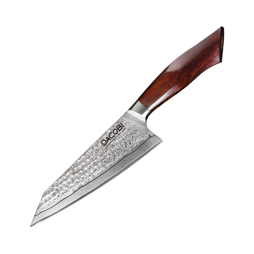 Professionel Kiritsuke kniv C30, Damaskus stål 49 lag