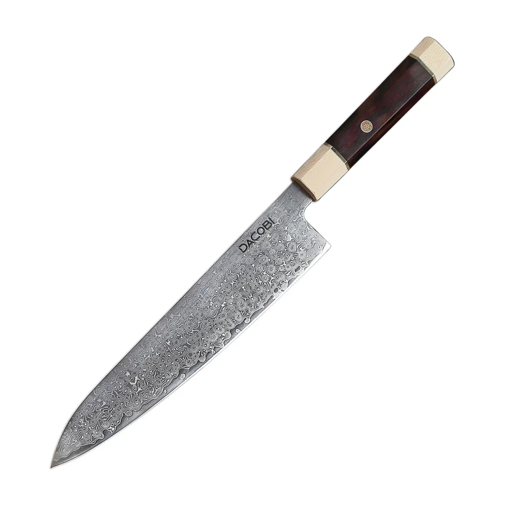Professionel kokkekniv C11, Damaskus stål 67 lag