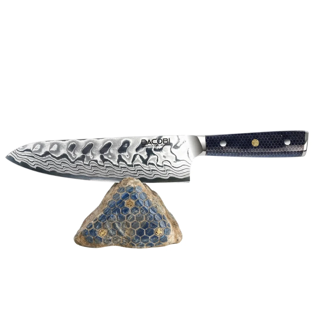 Professionel kokkekniv C15, Damaskus stål 45 lag