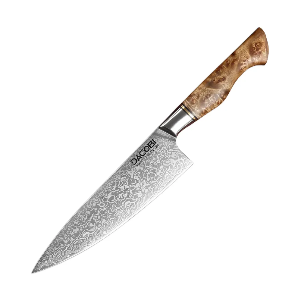 Professionel kokkekniv C35, Damaskus stål 67 lag