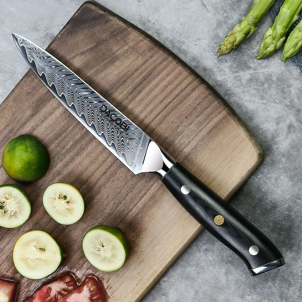 Professionel universalkniv C27, Damaskus stål 67 lag