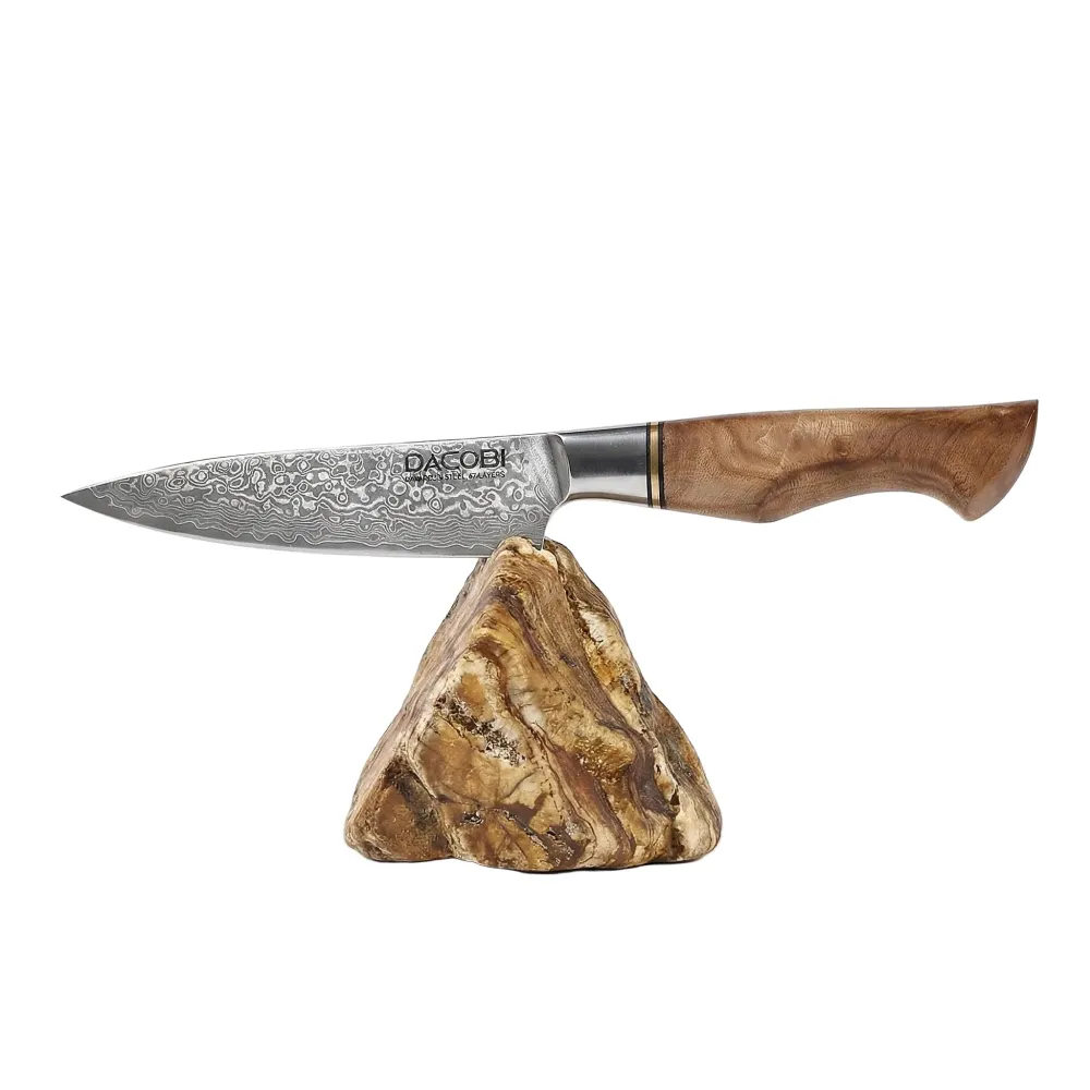 Professionel universalkniv C32, Damaskus stål 67 lag