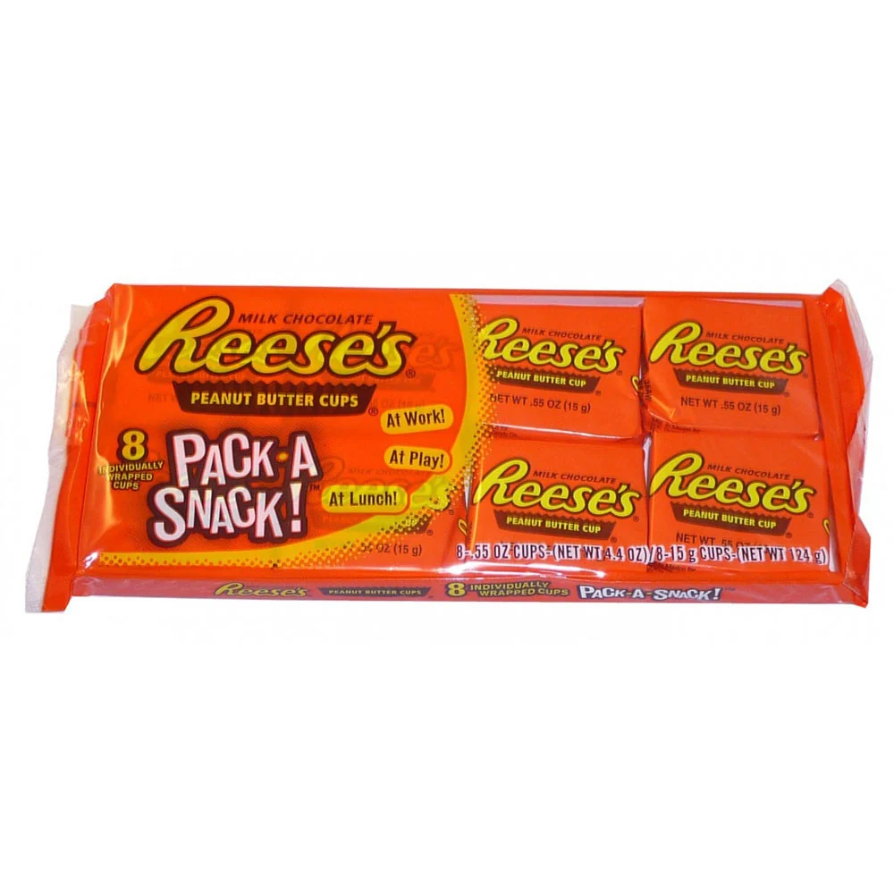 Reeses Peanut Butter Cups Pack--Snack (8x15g)