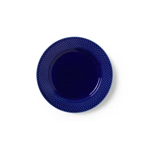 Rhombe Color frokosttallerken, mørk blå - Ø23 cm