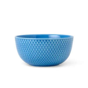 Rhombe Color skål, blå - H: 6,5 cm.