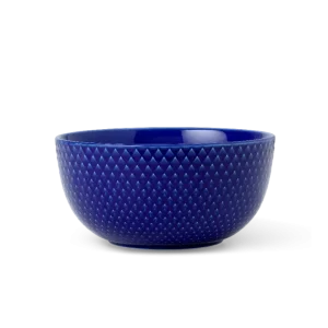 Rhombe Color skål, blå - H: 6,5 cm.