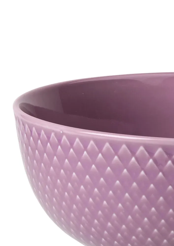 Rhombe Color skål, lilla - Ø15.5 cm