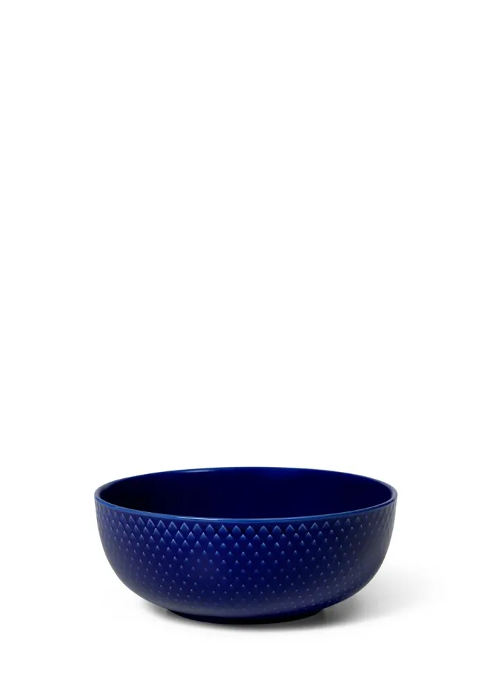 Rhombe Color skål, mørk blå - Ø15.5 cm.