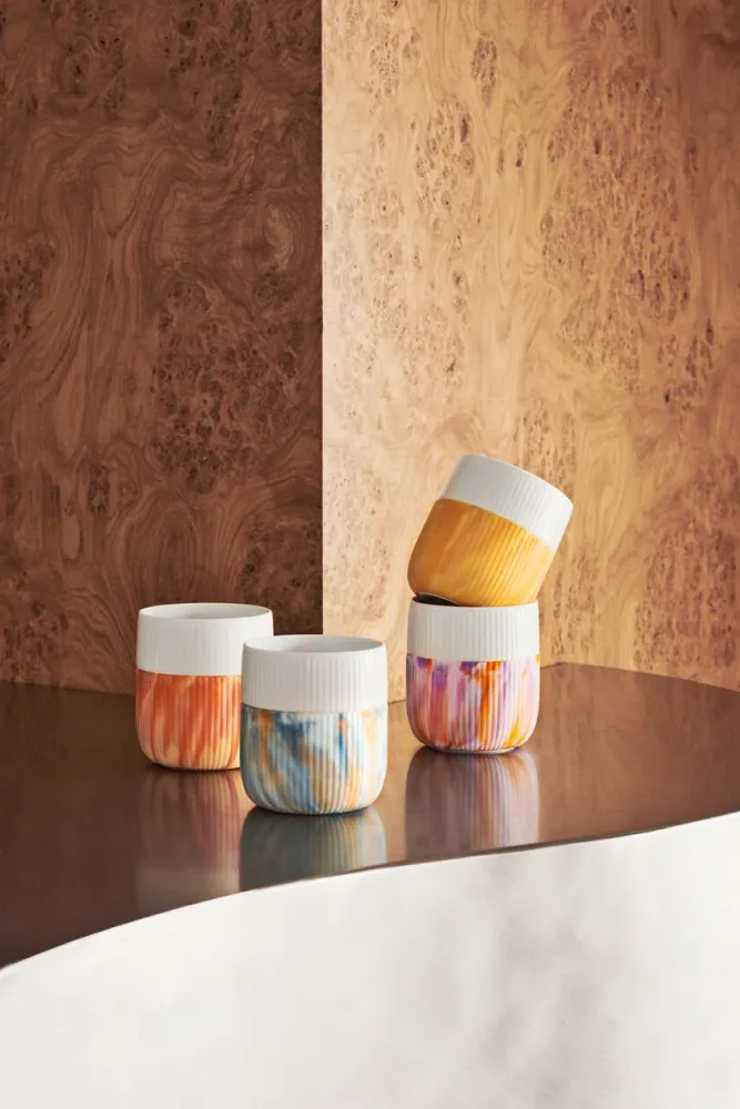 Riflet Contrast Marble krus, Morning Sky - 35 cl.