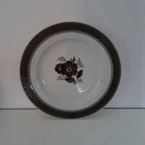 Royal Copenhagen. Brun Tranquebar, Flad tallerken 23 cm. #946