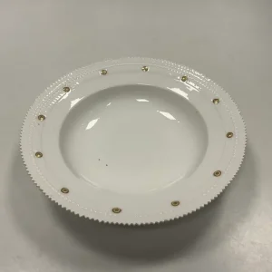 Royal Copenhagen Flora Danica Hvid Dybtallerken No. 554 / 3545