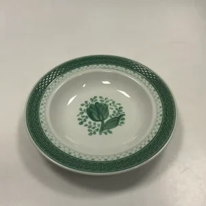 Royal Copenhagen Grøn Tranquebar Dyb Tallerken No 1847