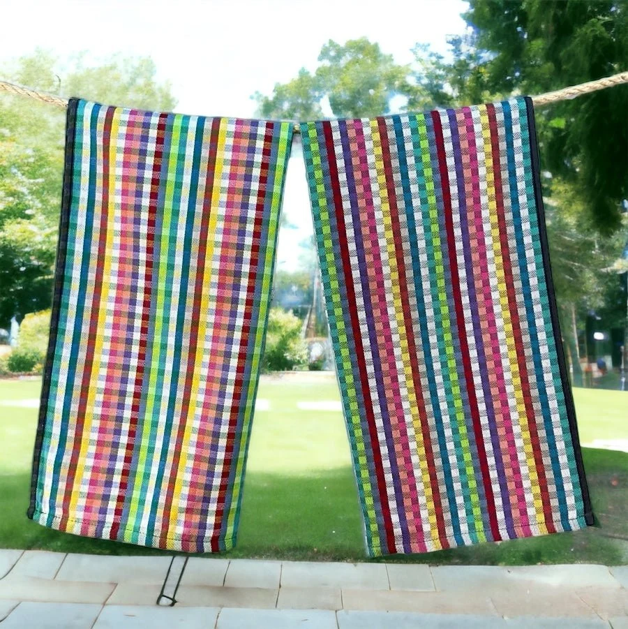 Colorful - viskestykke i bomuld. Rune-Jakobsen Textiles