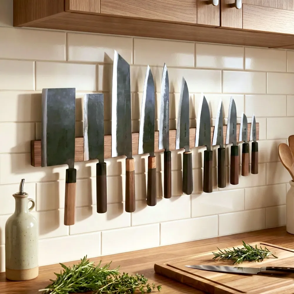 Knifeboard Standard - smal knivskinne i længder fra 20 - 120 cm og bredder fra 4,5 - 8,5 cm Rune-Jakobsen Woodworks