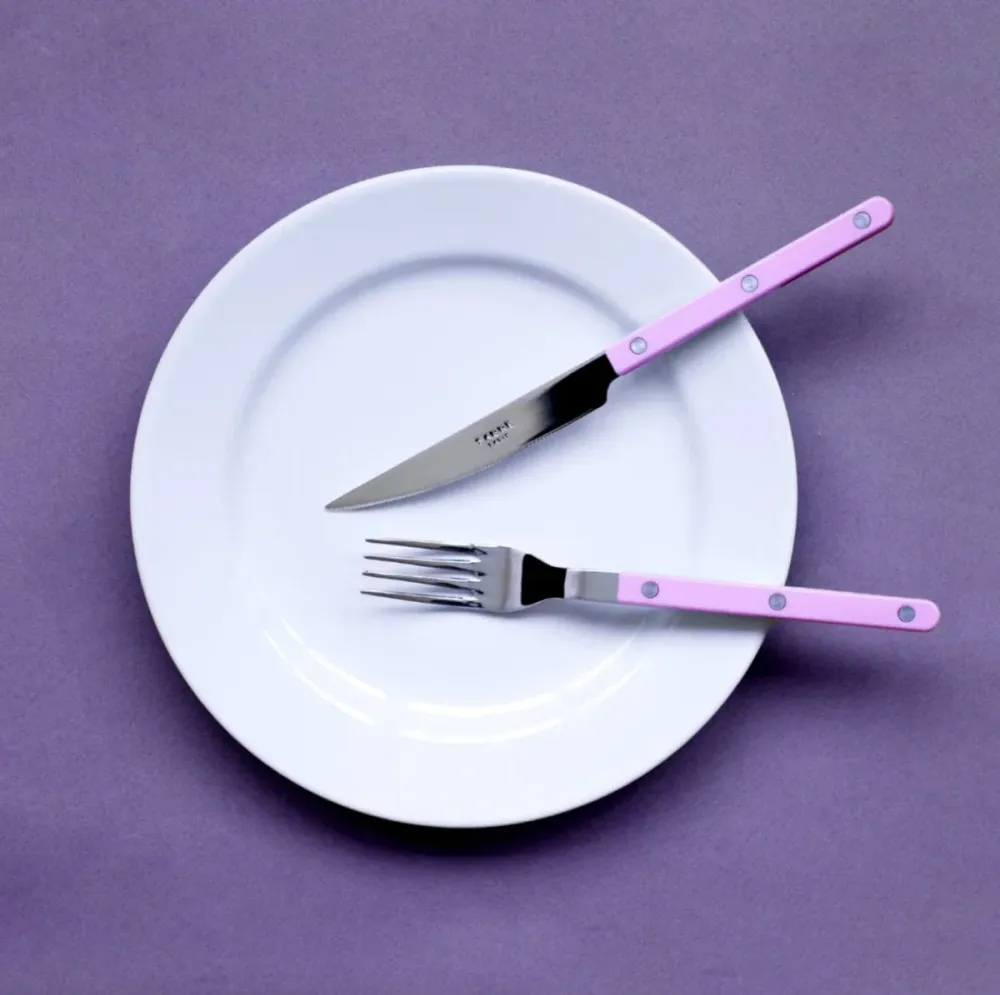 Sabre Cutlery Set Pink