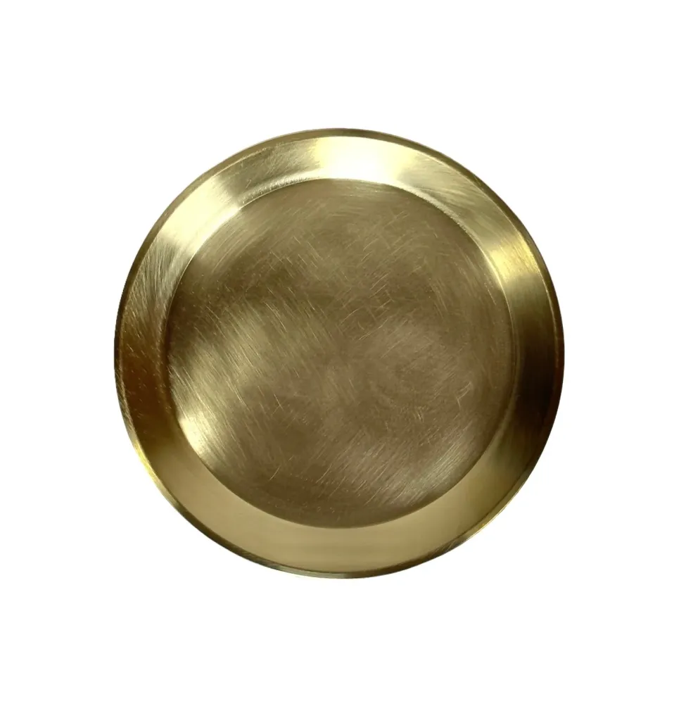 Bank Tray - håndlavet japansk bakke i messing Sakami Kogei